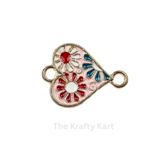 Rakhi Charm - Flower Heart