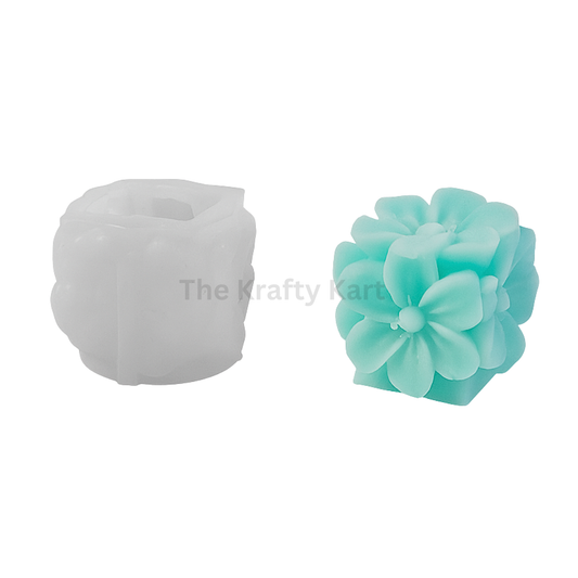 Flower Cube Handmade Mould