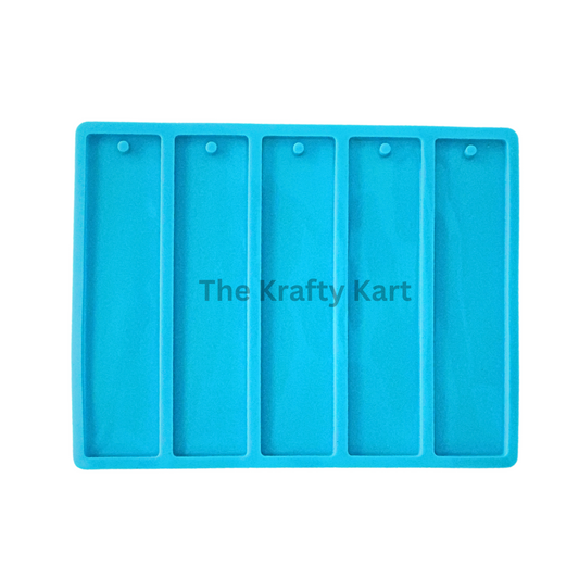 Rectangle Bookmark Blue Mould