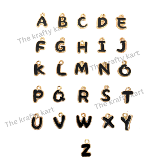Charm - Black Alphabet