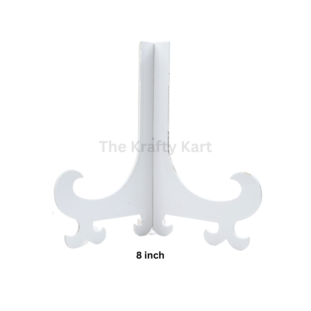 White Acrylic Stand