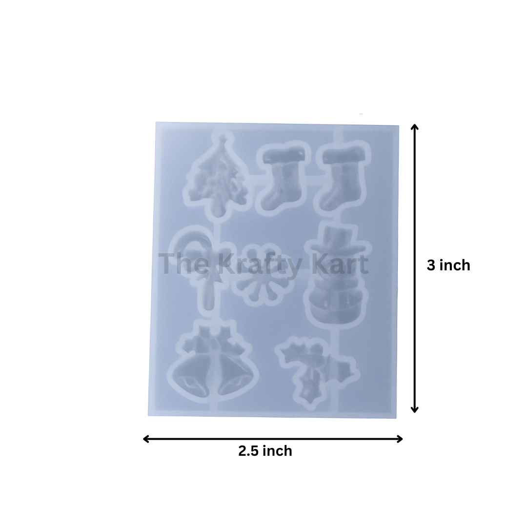 8 Cavity Christmas Accessory Mould
