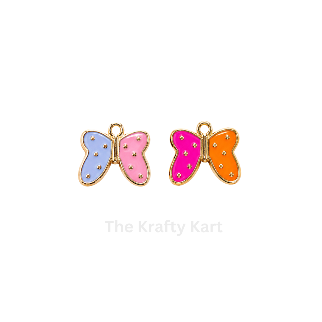 Anti-Tarnish Butterfly Charm Pendant (E)
