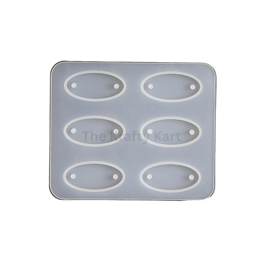 6 Cavity Oval Rakhi Mould