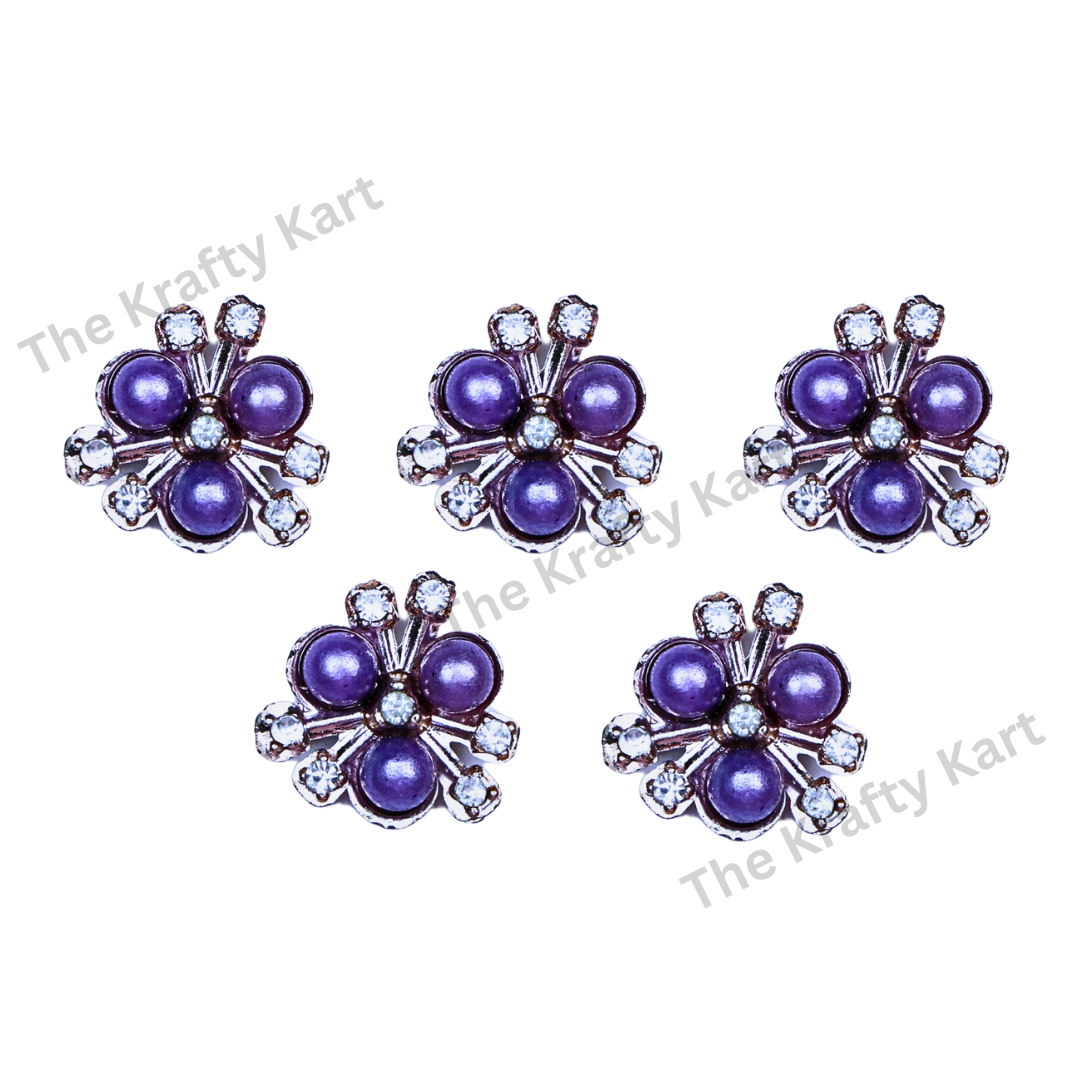 Decorative Flowers (Silver)