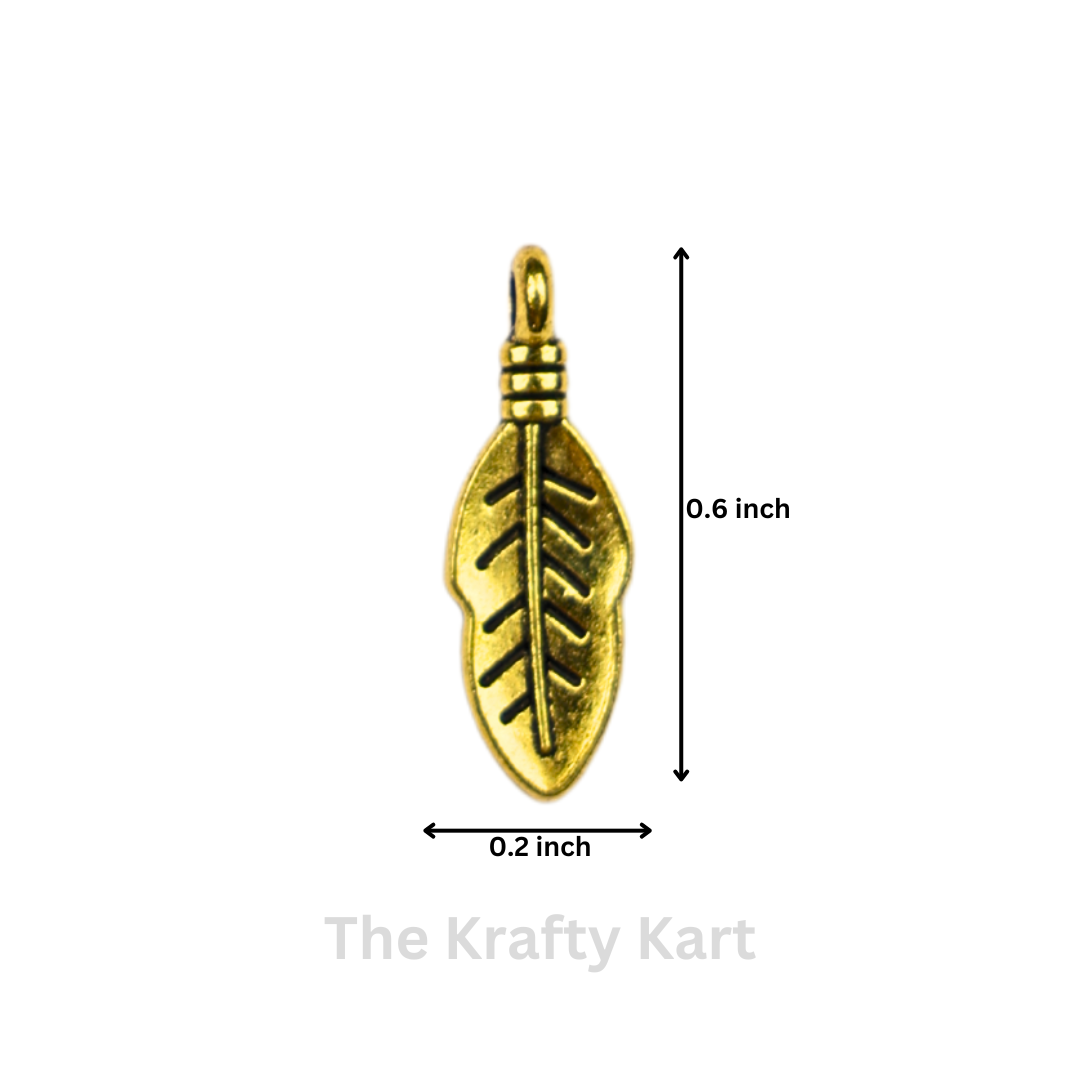 Golden Charm -  Leaf (A)(146)