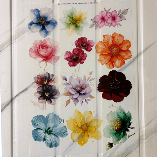 Insert Sheet - 3D flower