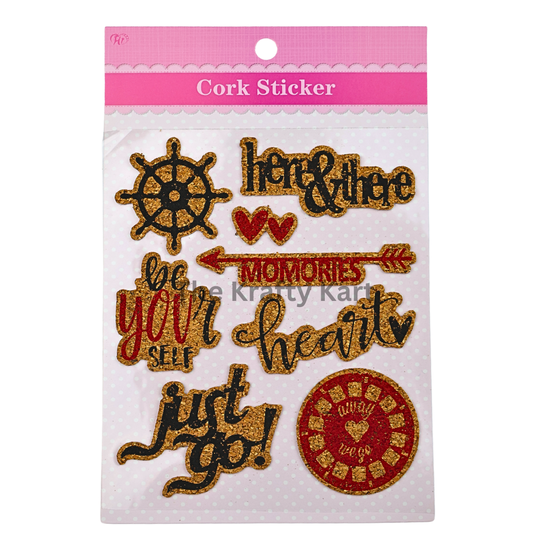 Journal - Cork Sheet Sticker (C)