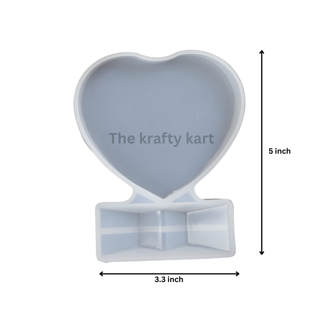 Small Heart Photo Frame & Display  Mould