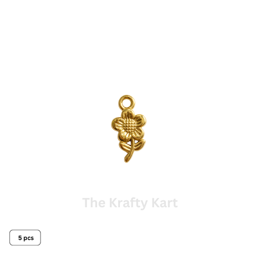 Golden Metal Plastic Charm (2)
