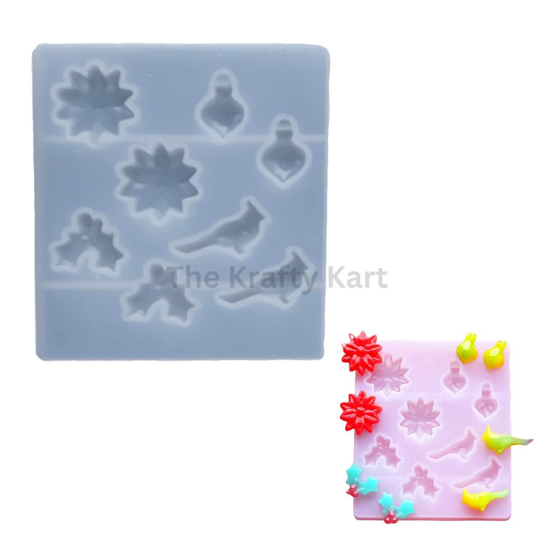 8 Cavity Christmas Accessory Mould