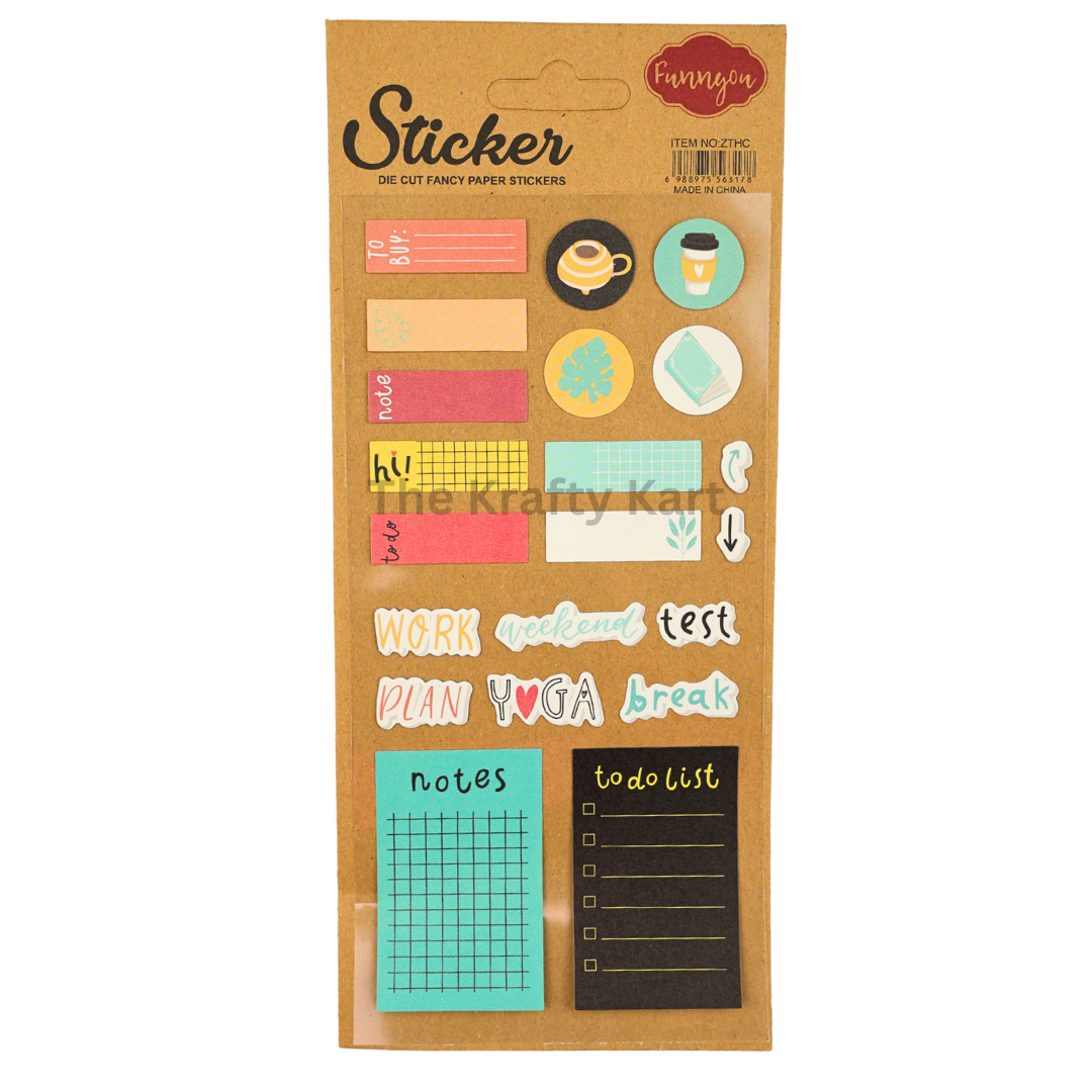 Journal - Cute Sticker (F)