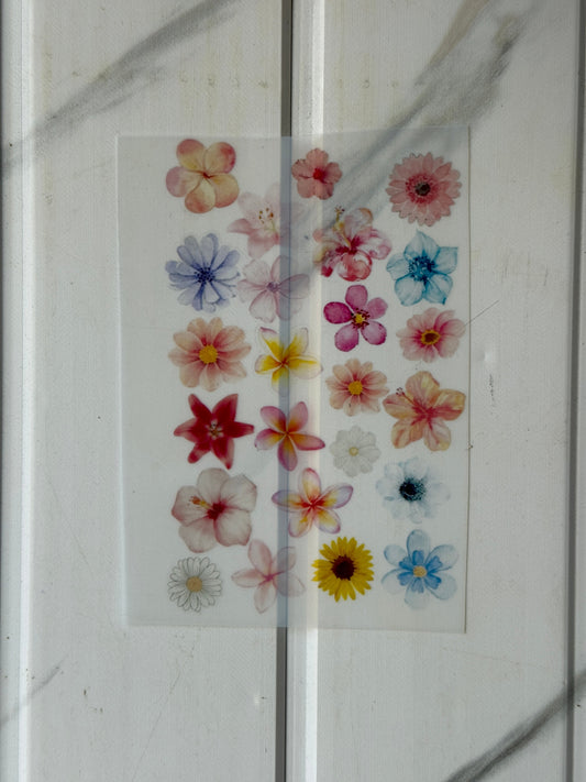 Insert Sheet - Mini Flower