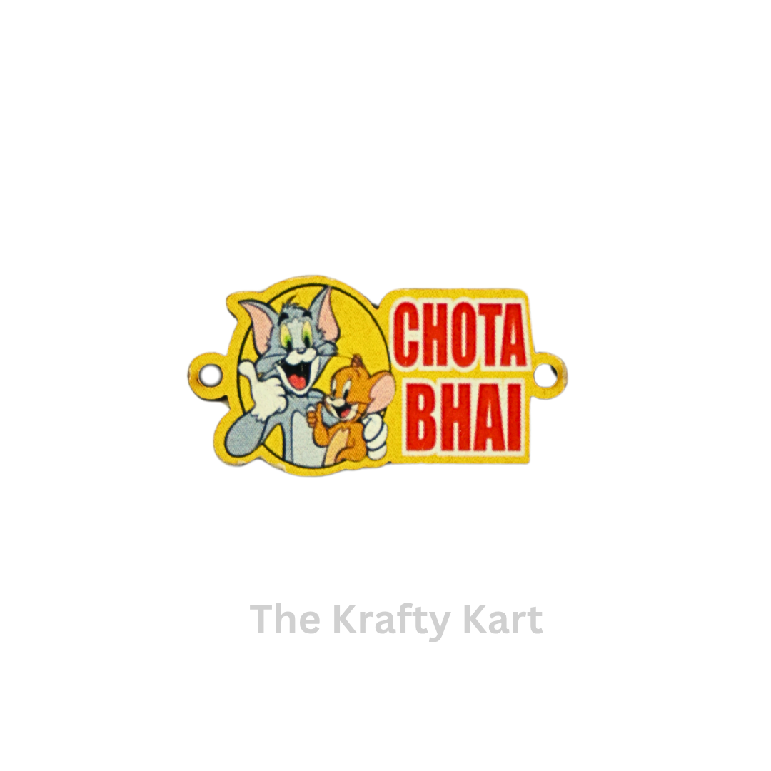MDF Rakhi Charm - Tom & Jerry