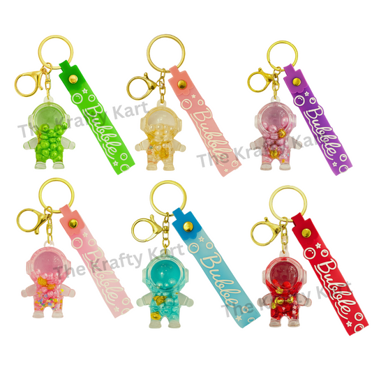 Animated Water Keychain - Astronaut