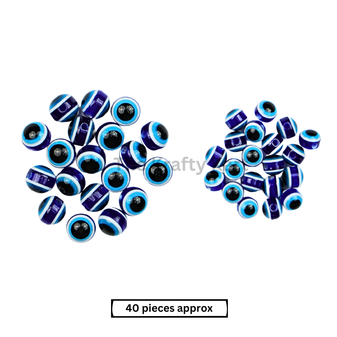 Round Evil Eye Beads