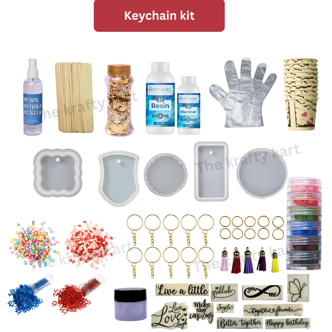 DIY Resin Keychain Kit