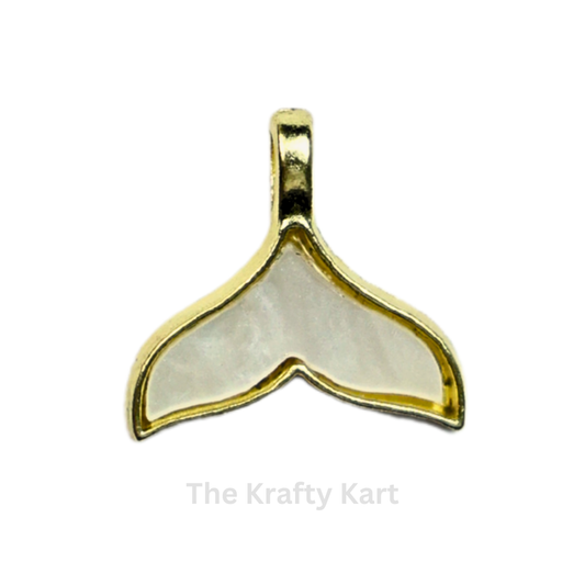 Mother Pearl Mermaid Tail Charm