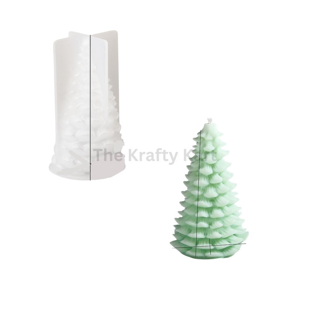 Christmas Tree Candle Mould (A)