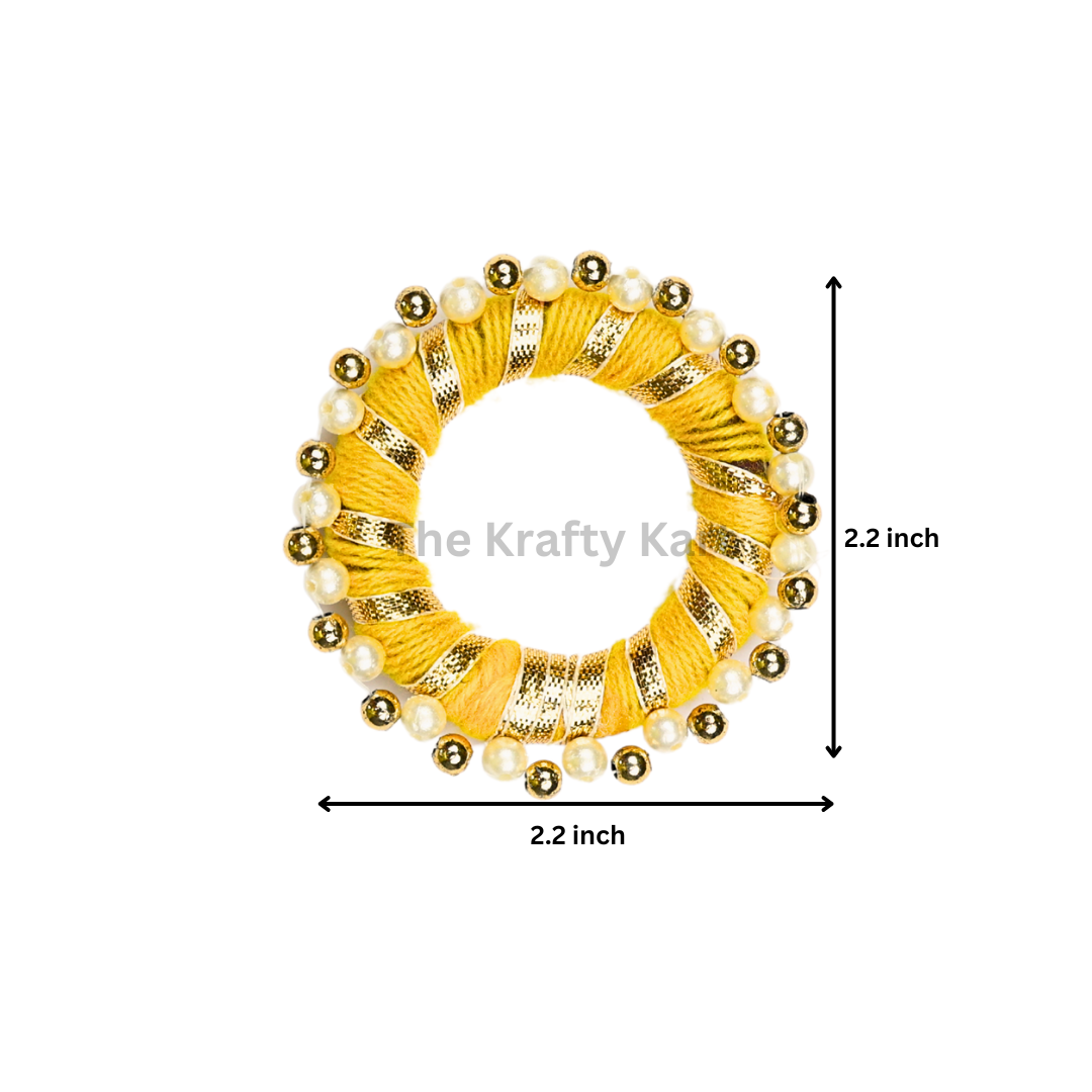 Traditional Pearl Ring (Yellow)