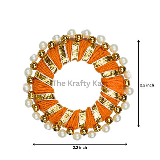 Traditional Pearl Ring (Orange)