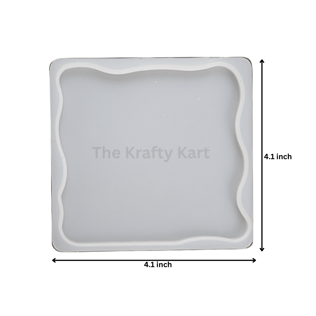 Square Zigzag Coaster Mould