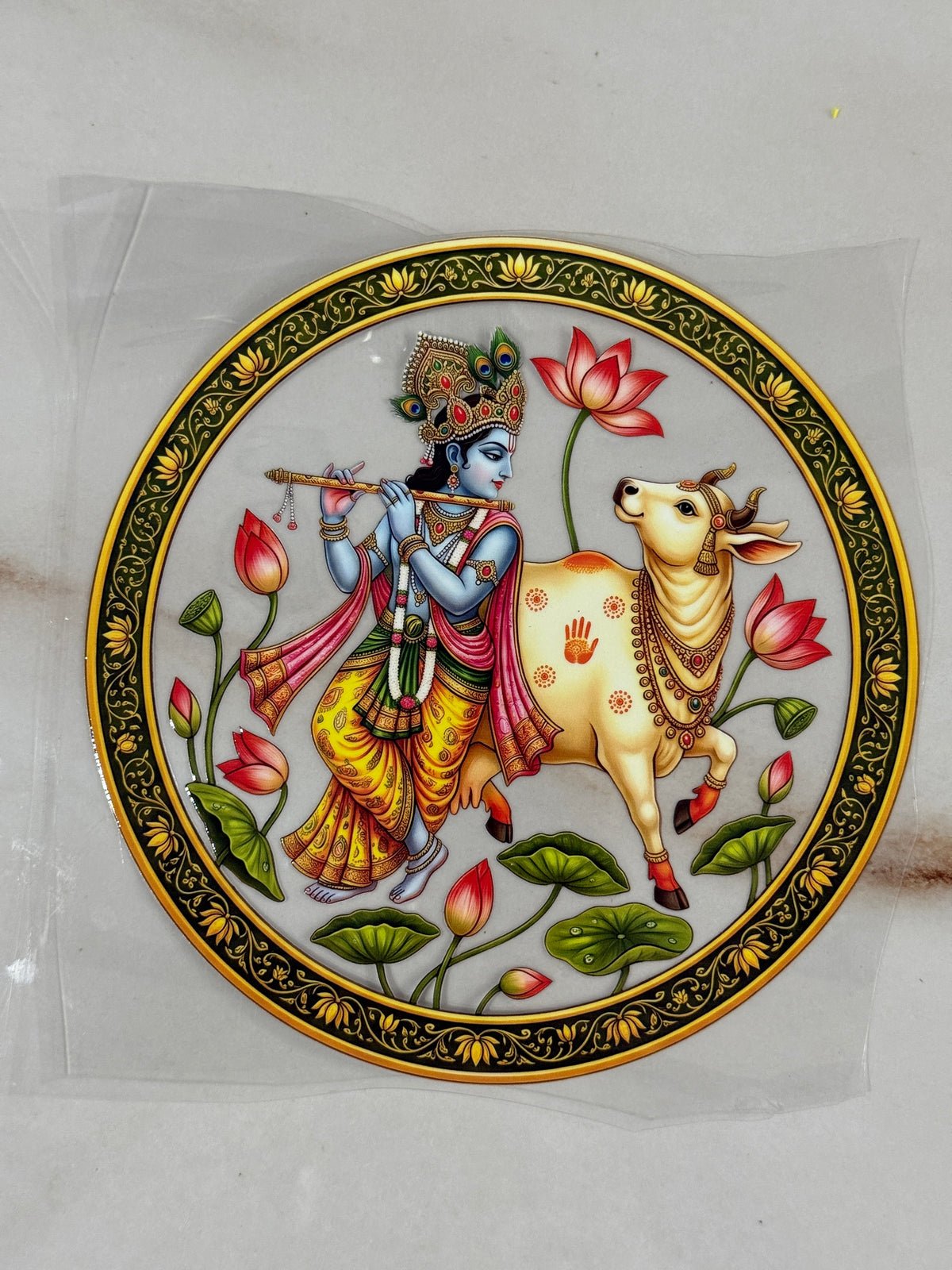 Round Shaped Peel Of Sticker (36)