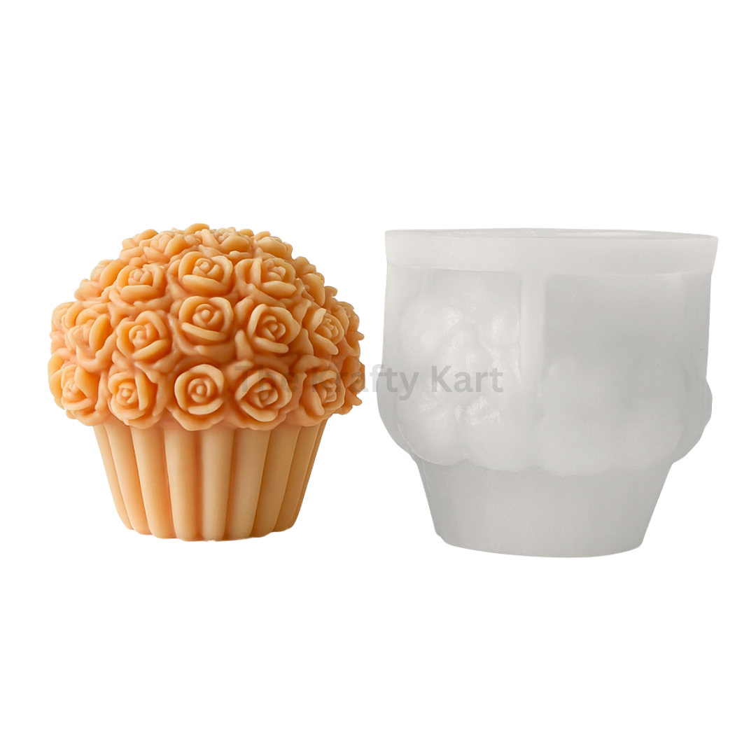 Flower Bouquet Handmade Candle Mould