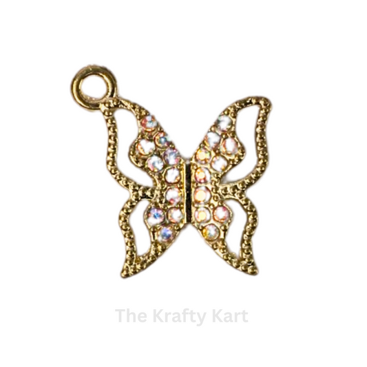 Charm - Diamond Butterfly