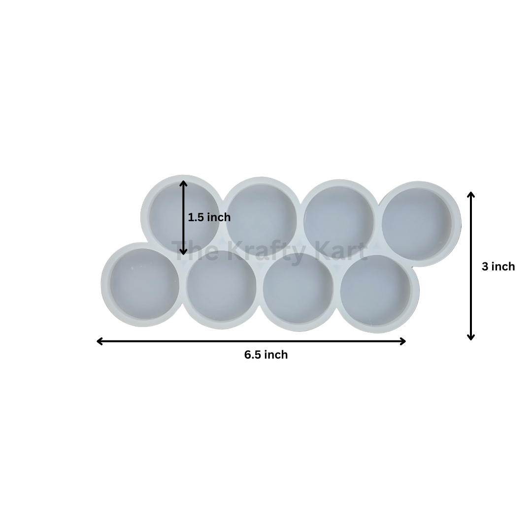8 Cavity Round Mould