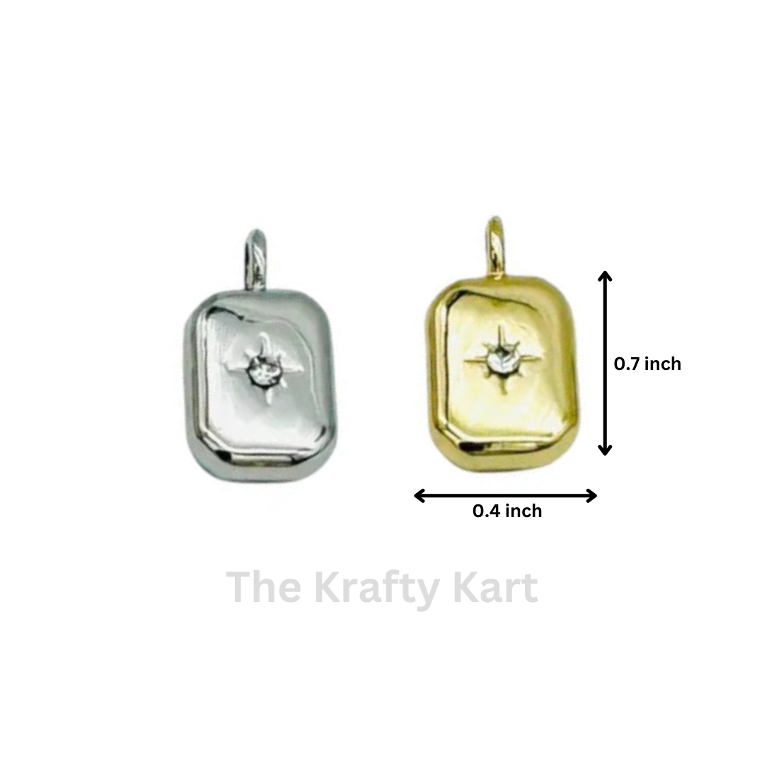 Anti-Tarnish Rectangle Pointed Star