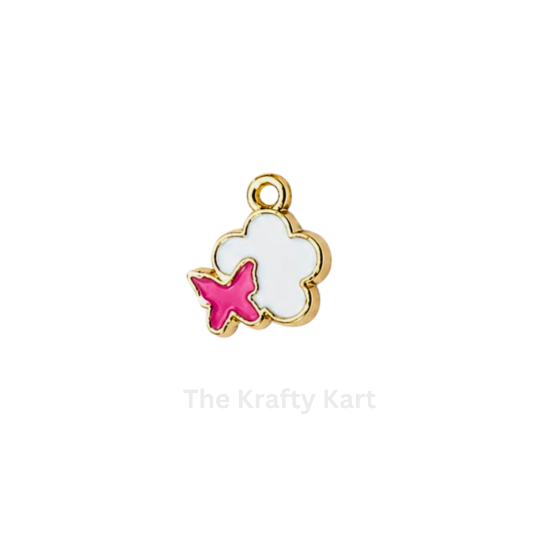 Anti-Tarnish Butterfly Charm Pendant (D)