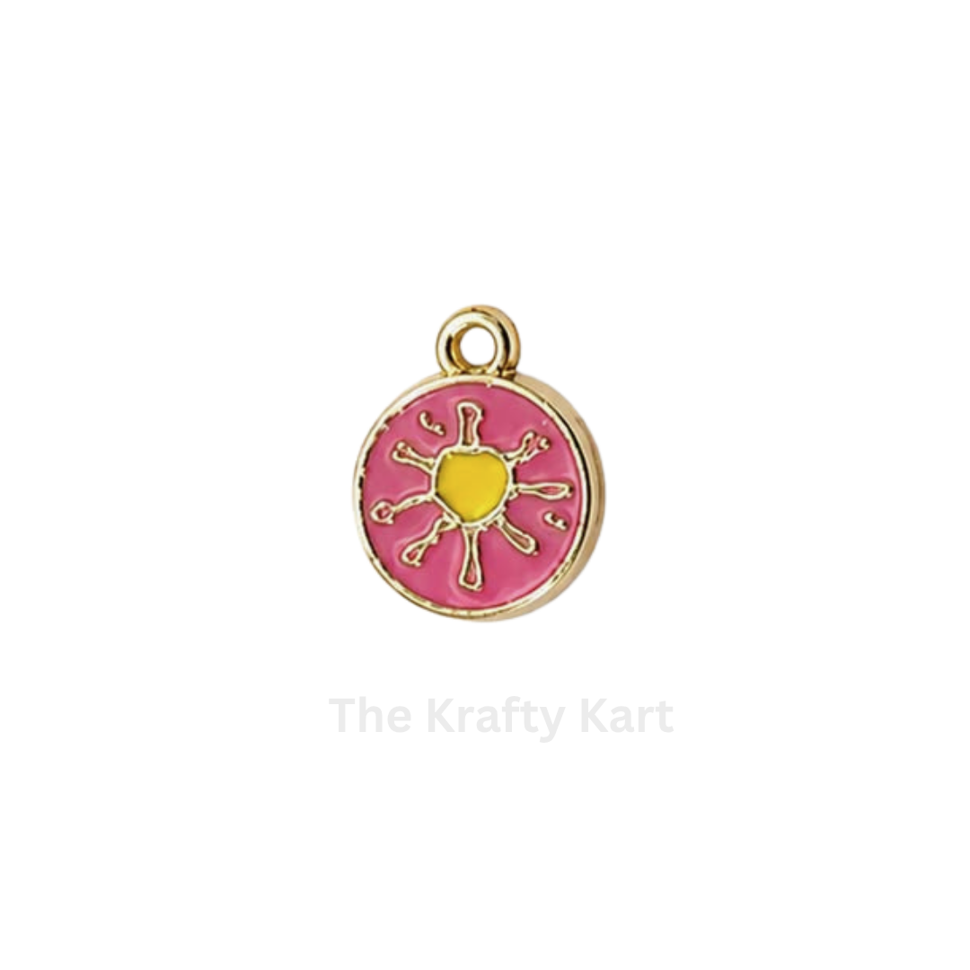 Anti Tarnish Charm - Round Heart