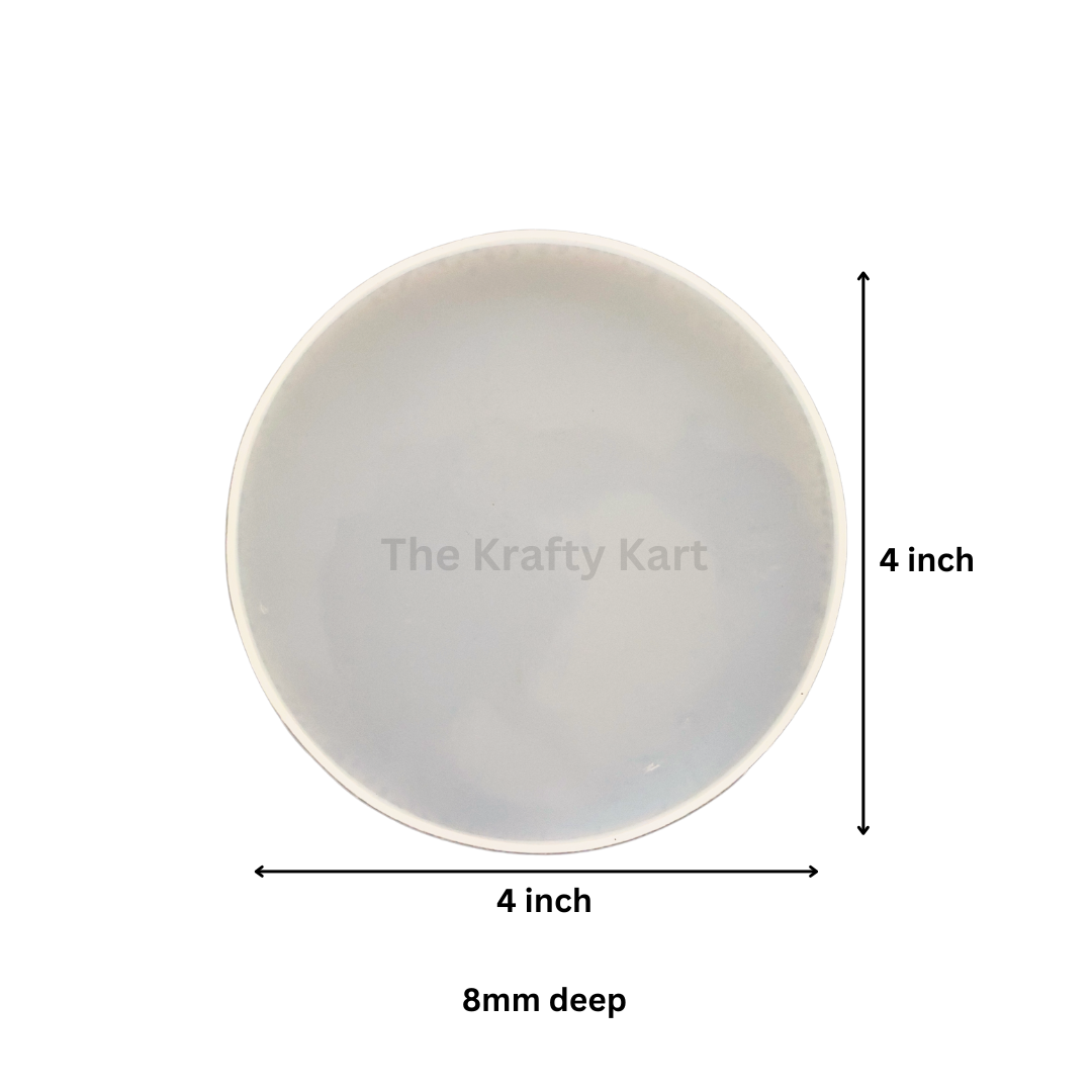 4" Round Coaster Mould
