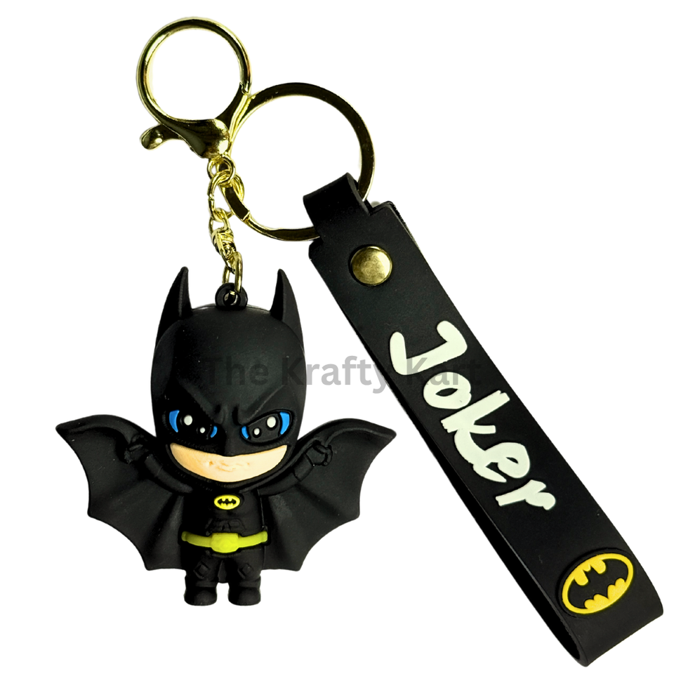 Animated Keychain - Batman | The Krafty Kart Wholesale Resin Store