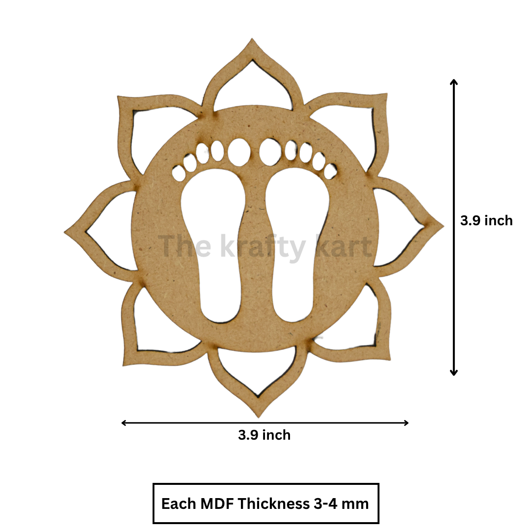 MDF Diwali Cutout - Pagla (Footprint)