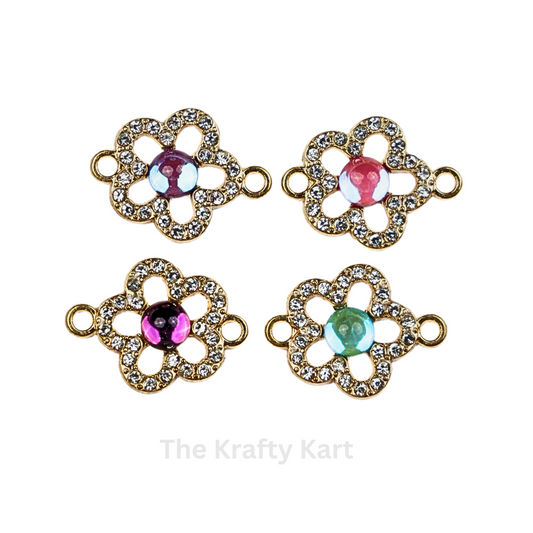 Pearl Flower Rakhi Charm