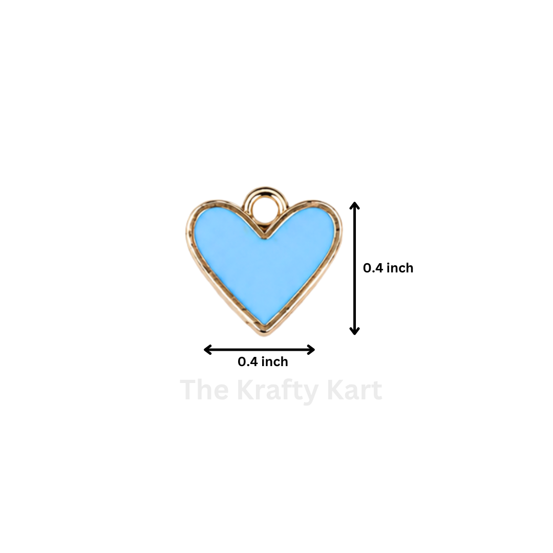 Anti-Tarnish Heart Charm Pendant (N)