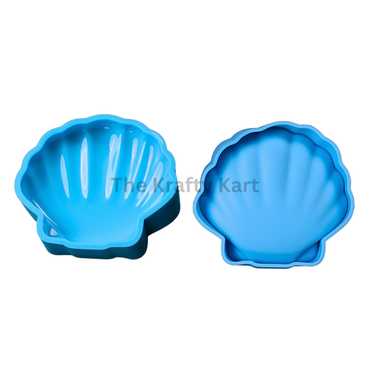 Small Shell Bowl Blue Mould