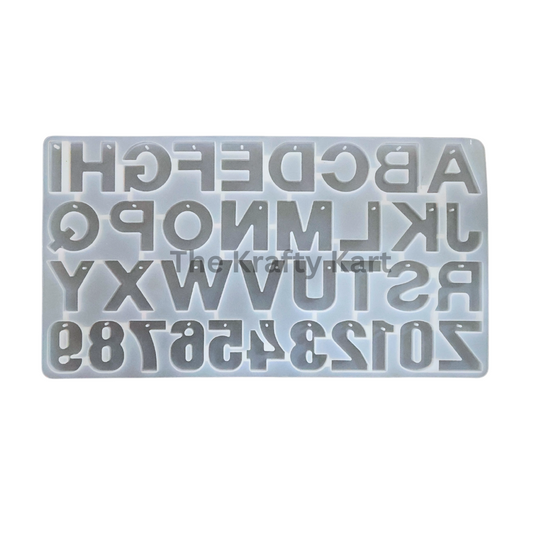 Back Pouring Alphabet With Holes
