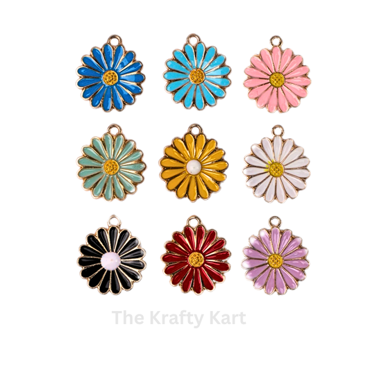 Charm - Big Daisy Flower