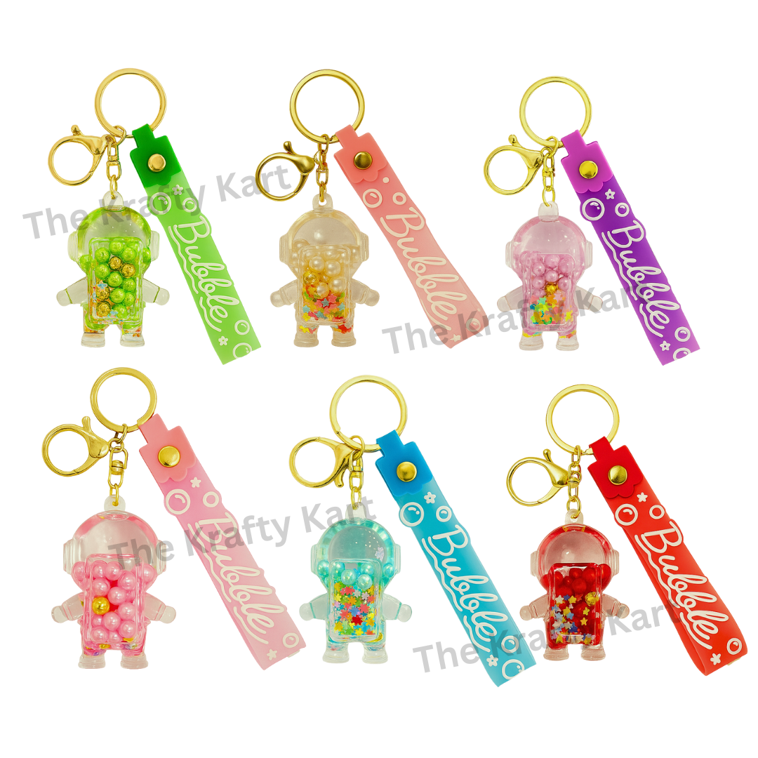Animated Water Keychain - Astronaut