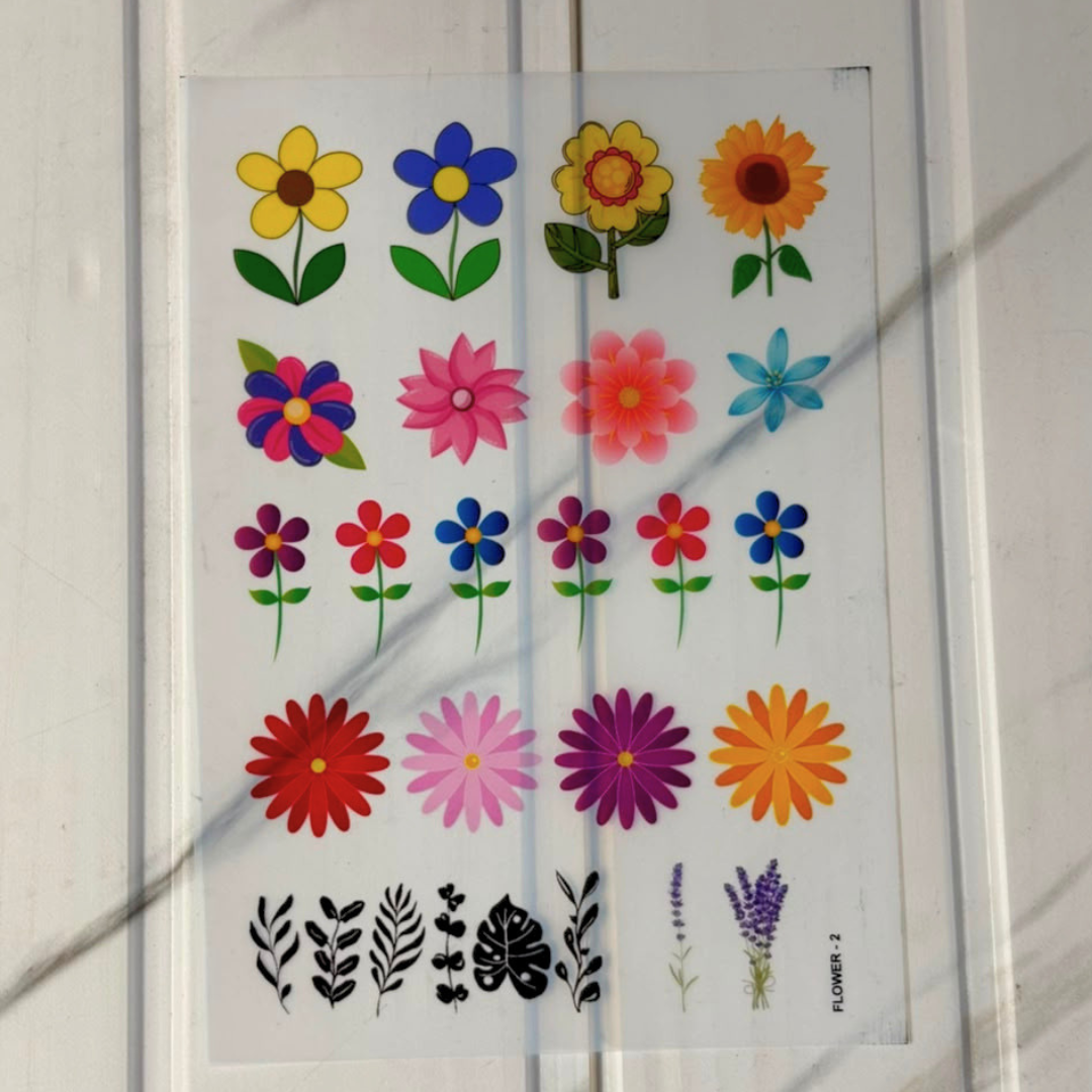 Insert Sheet - Flower (B)