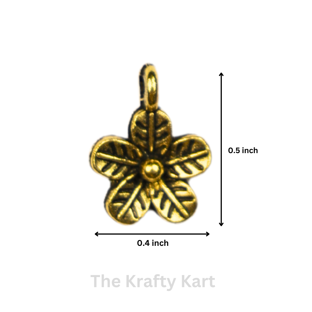 Golden Charm - Flower (141)