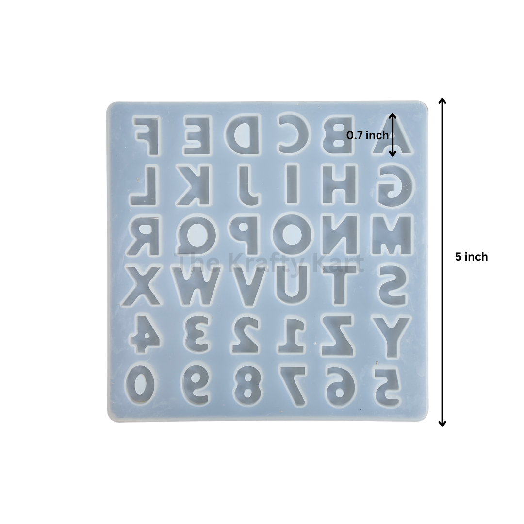 Small Alphabet Mould