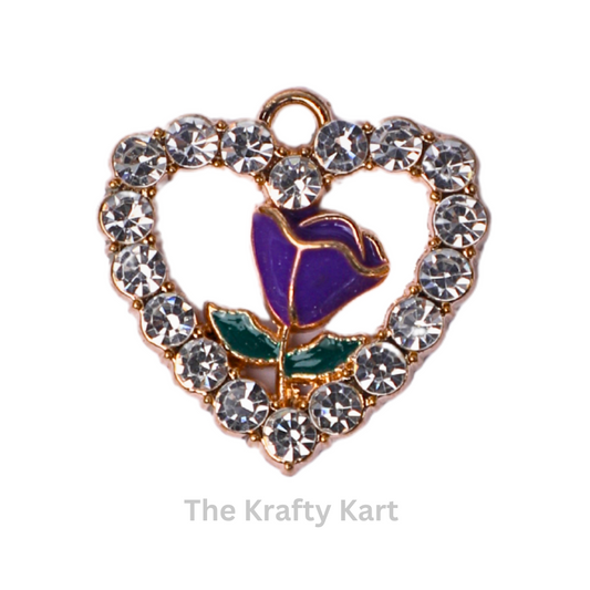 Charm - Diamond Rose