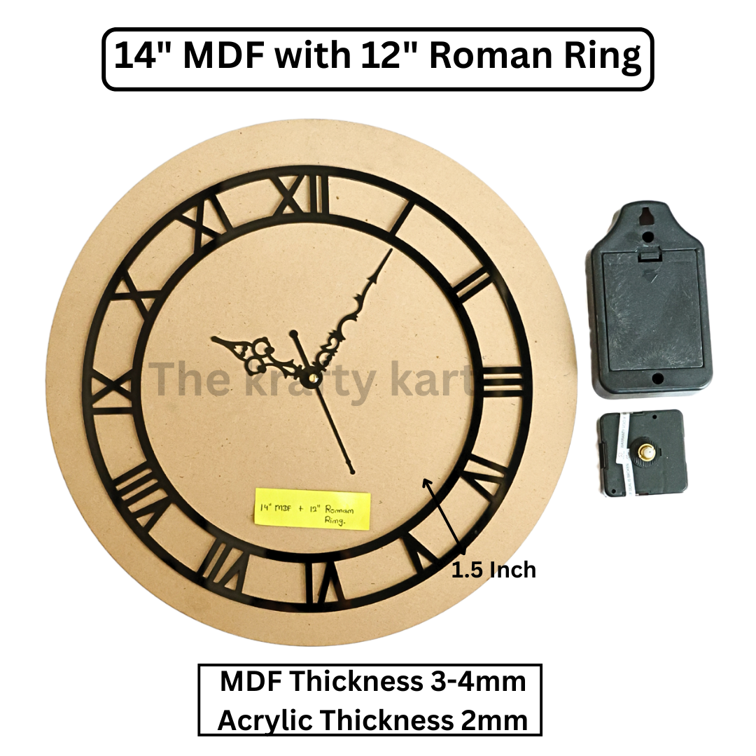 Roman Ring Clock Set