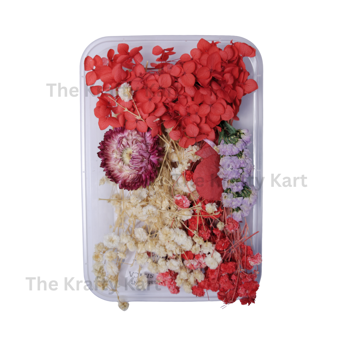 Red Dry Flower Box