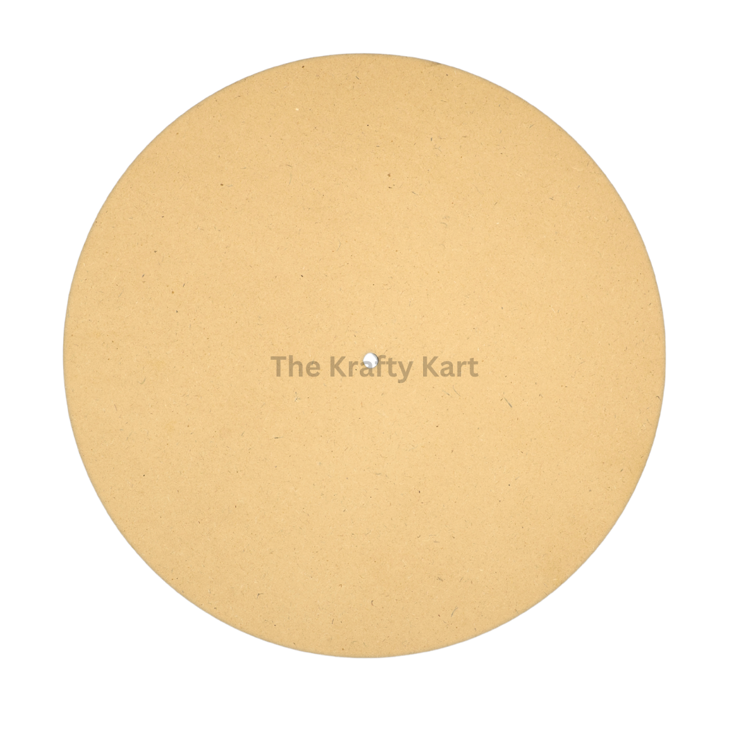 Mdf Round Clock Base
