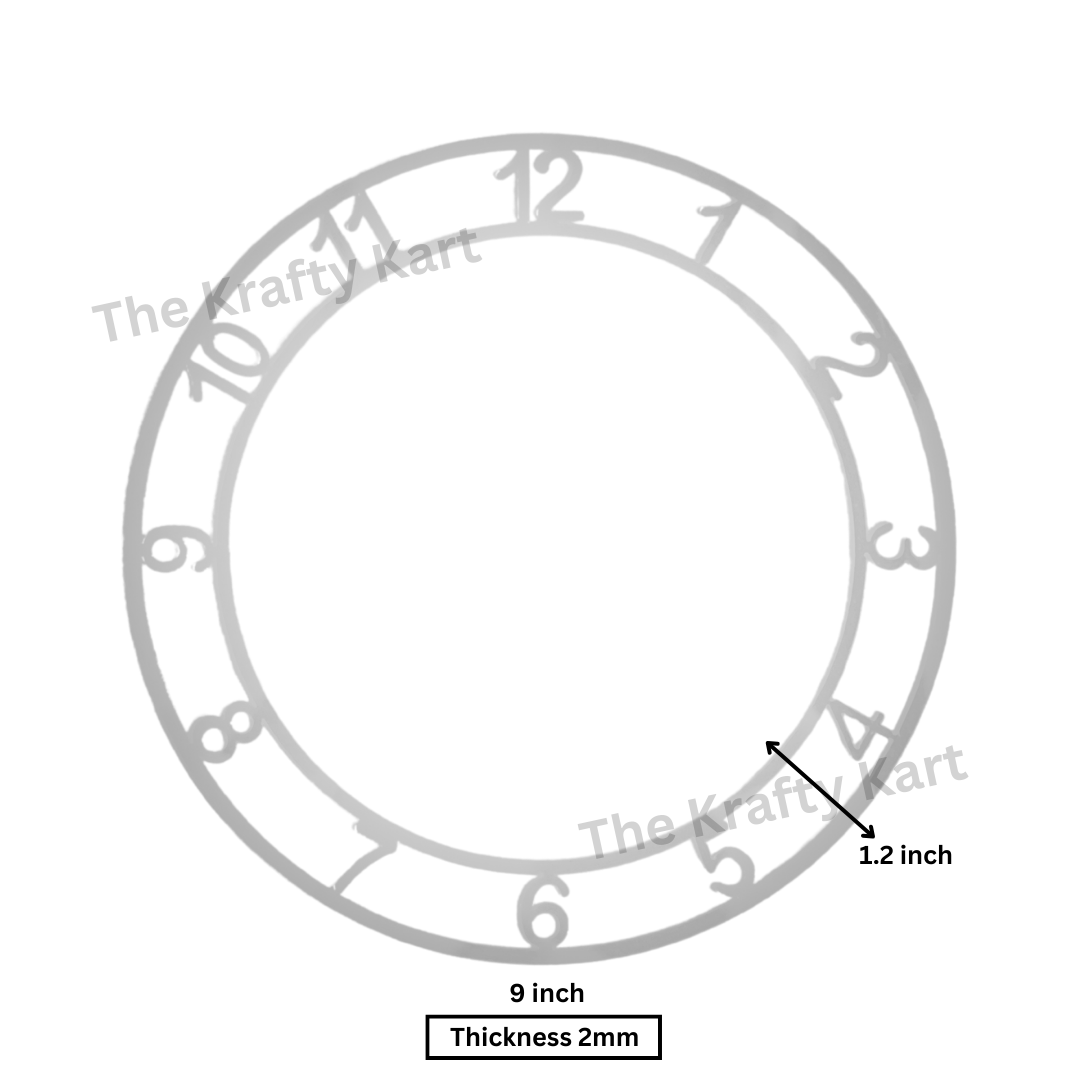 9" Number Ring